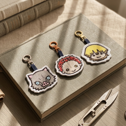 Anime Inspired Custom Embroidery Tag