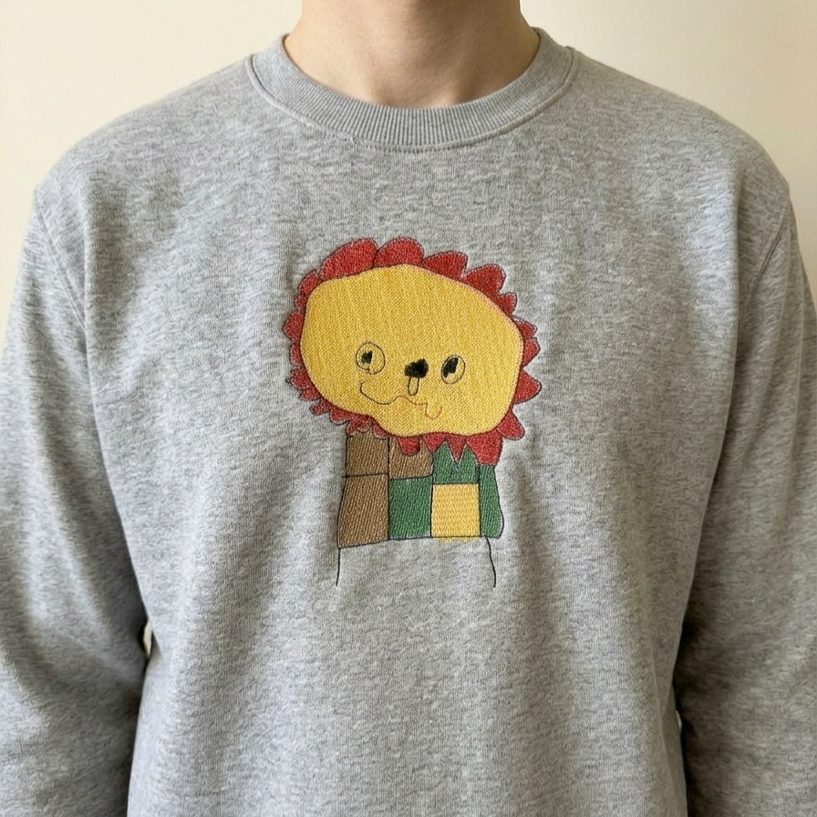 Men - Personalised Kids' Artwork Jumper
