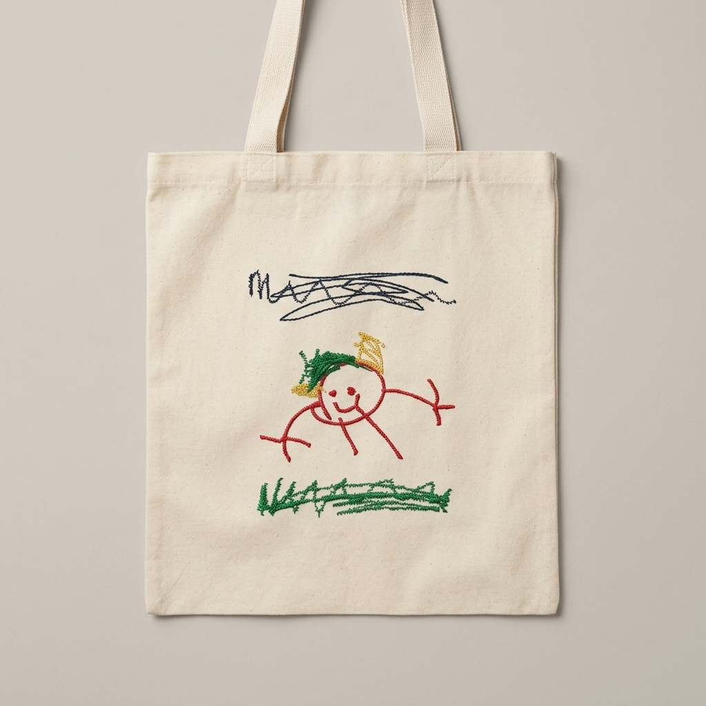 Personalised Kids' Artwork Tote Bag
